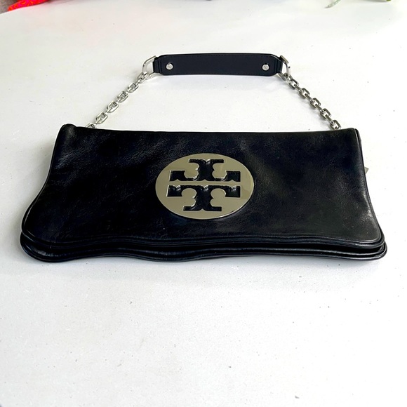 Tory Burch Reva black leather convertible clutch - Picture 2 of 10